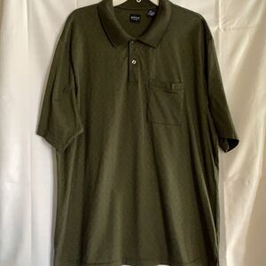 Men’s Arrow XXL Polo Shirt in Green and Black mix